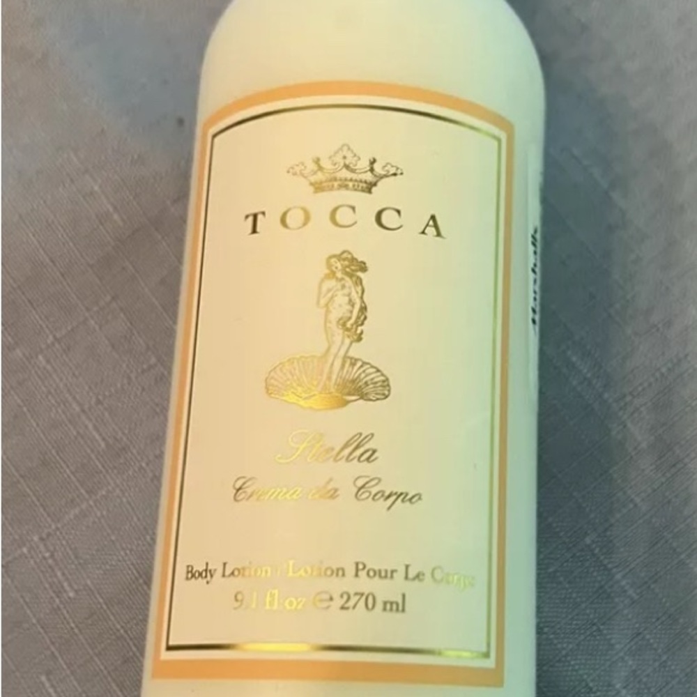 Tocca Stella Cream Body Lotion with Gold Accents